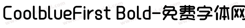 CoolblueFirst Bold字体转换